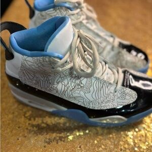 Jordan Kids Sneakers - White, Black, Blue
